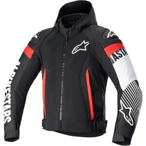 NWT! Alpinestars‎ Zaca Air Jacket Black/White/Red Fluo MED